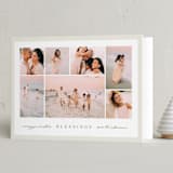 "Together" - Holiday Cards in Dove by Amy Kross - Folded Card