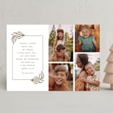 "Peace in Christ" - Holiday Cards in Golden by Amy Payne - Front