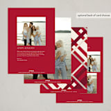"Greatest Love" - Holiday Cards in Candied Apple by Beth Schneider - Back of Card Options