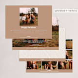 "faith + hope + love" - Holiday Cards in Ecru by AK Graphics - Back of Card Options