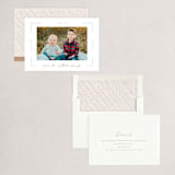 "faith + hope + love" - Holiday Cards in Ecru by AK Graphics - Assembled