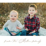 "faith + hope + love" - Holiday Cards in Ecru by AK Graphics - Detail