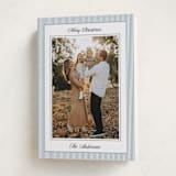 "Little Stripes" - Holiday Cards in Pool by Annie Shapiro - Folded Card