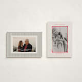 "simple border" - Holiday Cards in Stocking by Creo Study - Photo Orientation Options