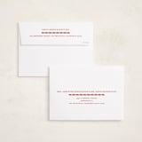 "Sweet Peppermint Frame" - Holiday Cards in Candy Cane by Alston Foster - FREE Recipient Addressing
