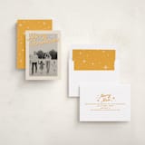 "Nostalgia" - Holiday Cards in Butterscotch by Ekko Studio - Assembled