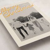 "Nostalgia" - Holiday Cards in Butterscotch by Ekko Studio - Detail
