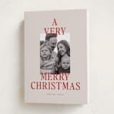 "a very merry Christmas" - Holiday Cards in Holly by Sara Hicks Malone - Folded Card