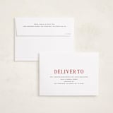 "a very merry Christmas" - Holiday Cards in Holly by Sara Hicks Malone - FREE Recipient Addressing