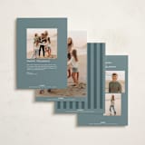 "Just Wonderful" - Holiday Cards in Blue Spruce by Heather Cairl - Back of Card Options