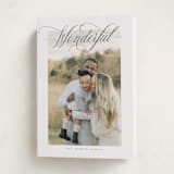 "Just Wonderful" - Holiday Cards in Blue Spruce by Heather Cairl - Folded Card