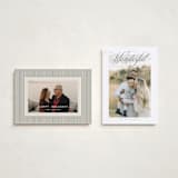 "Just Wonderful" - Holiday Cards in Blue Spruce by Heather Cairl - Photo Orientation Options