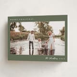 "Simply Stated" - Holiday Cards in Fir by Emily Sabol Goss - Folded Card