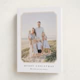 "Vintage Bevel" - Holiday Cards in Buttercream by Carolyn MacLaren - Folded Card