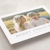 "Winter Daisy" - Holiday Cards in Fir by Wildfield Paper Co - Detail