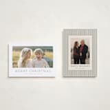 "Winter Daisy" - Holiday Cards in Fir by Wildfield Paper Co - Photo Orientation Options