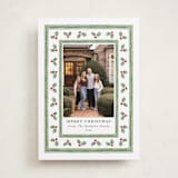 "Holly Berry Frame" - Holiday Cards in Snow by Lauren Jopling - Front