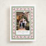 "Holly Berry Frame" - Holiday Cards in Candy by Lauren Jopling - Front