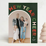 "Around" - Holiday Cards in Juniper by Pixel and Hank - Front