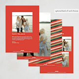 "Around" - Holiday Cards in Juniper by Pixel and Hank - Back of Card Options