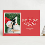 "Lois" - Holiday Cards in Holly Berry by Vivian Yiwing - Front
