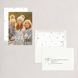 "Grateful always" - Holiday Cards in Snow by Annie Walker - Assembled