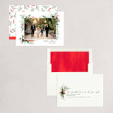 "Nature & Blessings" - Holiday Cards in Crimson by Susan Moyal - Assembled
