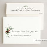 "Nature & Blessings" - Holiday Cards in Crimson by Susan Moyal - FREE Recipient Addressing
