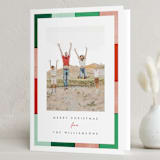 "Overprinted Plaid" - Holiday Cards in Holly Jolly by Jen Banks - Folded Card