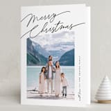 "Elements" - Holiday Cards in Coal by Pixel and Hank - Folded Card