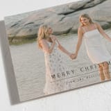 "sentimental" - Holiday Cards in Noir by Sara Hicks Malone - Detail
