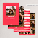 "Cheerful Christmas" - Holiday Cards in Snow by Liz Conley - Back of Card Options