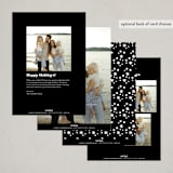 "We tried." - Holiday Cards in Snowy Night by Itsy Belle Studio - Back of Card Options
