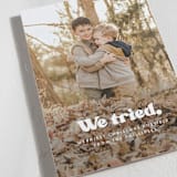 "We tried." - Holiday Cards in Snowy Night by Itsy Belle Studio - Detail