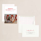 "Christmas Merrier" - Holiday Cards in Cherry by Anna Elder - Assembled
