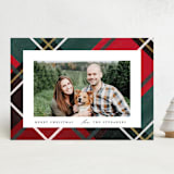"Classic Christmas Plaid" - Holiday Cards in Festive by Rebecca Durflinger - Front