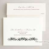 "Fleur" - Holiday Cards in Eggnog by Mansi Verma - FREE Recipient Addressing