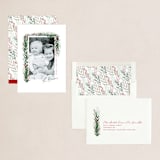 "Draped Garland" - Holiday Cards in Snow by Kaydi Bishop - Assembled