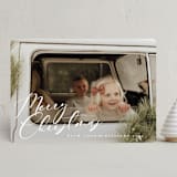 "The Spirit of Christmas" - Holiday Cards in Silk Ribbon by Design Lotus - Front