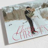 "Season's Greetings" - Holiday Cards in Pomegranate by Benita Crandall - Detail