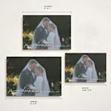 "Merry Christmas Script" - Holiday Cards in Snow by Kristen Magee - Formats Available