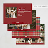 "Merry Tidings" - Holiday Cards in Snowflake by Wildfield Paper Co - Back of Card Options