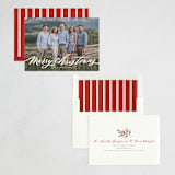 "Fresh Fallen Snow" - Holiday Cards in Blizzard by Wildfield Paper Co - Assembled