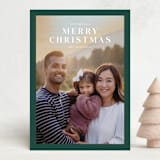 "A Sentimental Holiday" - Holiday Cards in Forest by Chris Griffith - Front
