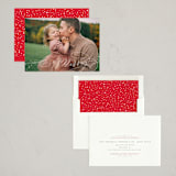 "Merry Hand Lettering" - Holiday Cards in Snow by Orasie - Assembled