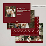 "Grand" - Holiday Cards in Snow by Lauren Chism - Back of Card Options