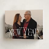 "So Elegant" - Holiday Cards in Snow by GeekInk Design - Folded Card