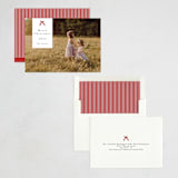 "Bow Tag" - Holiday Cards in Poinsettia by Kelly Williams - Assembled