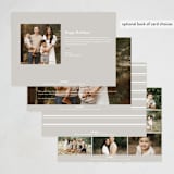 "The More the Merrier" - Holiday Cards in Snow by Kasia Labocki - Back of Card Options