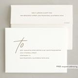 "Merry Monoline" - Holiday Cards in Snow by Ekko Studio - FREE Recipient Addressing